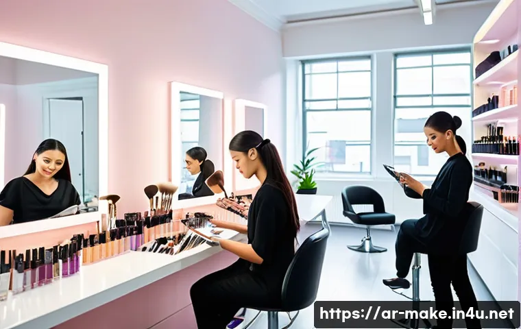 메이크업 전문가와 팀워크 관리 관련 이미지 2